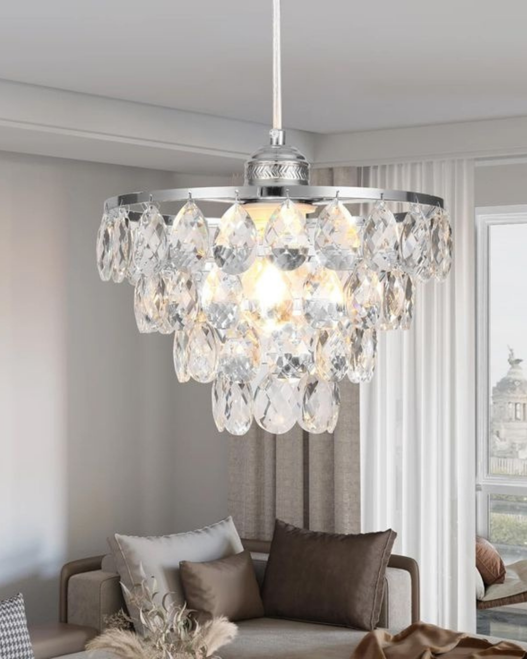 Mini Crystal Chandelier